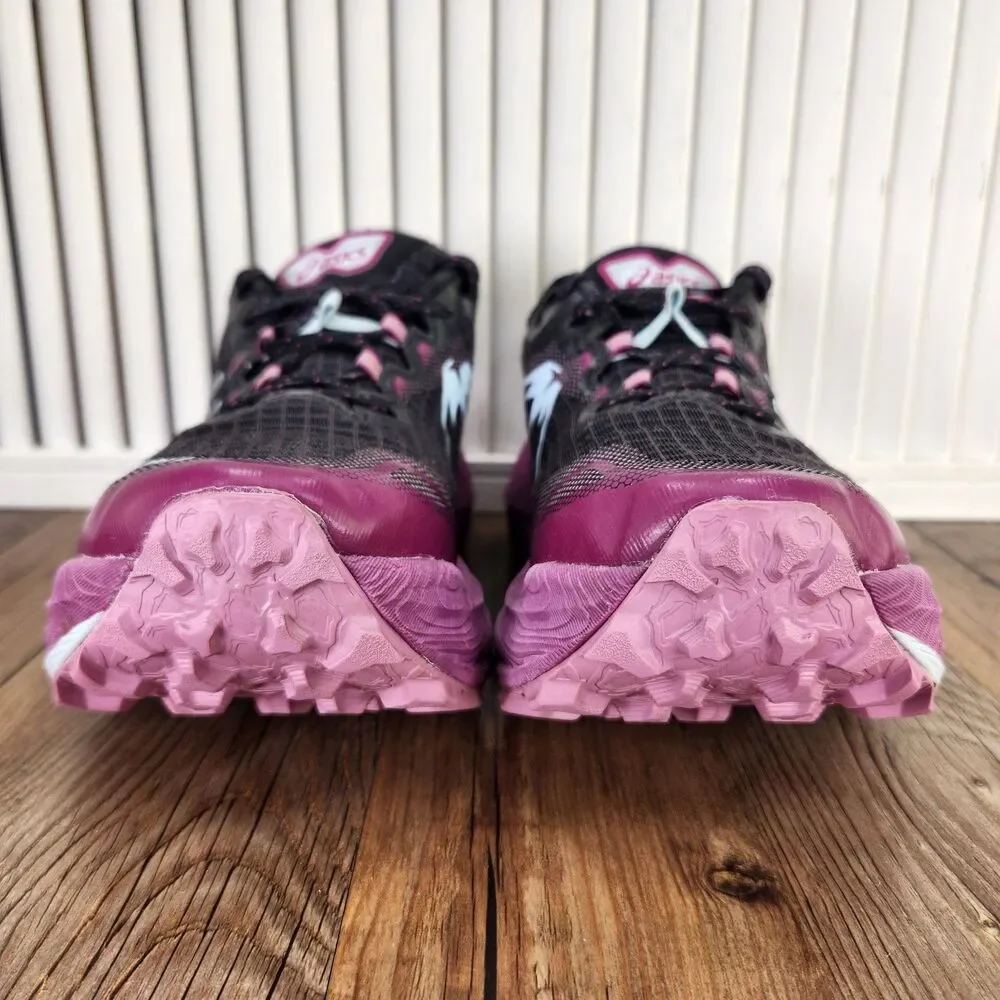Asics Trabuco Max 3 Trail Running Shoes Womens Sz 8.5 Purple Black Hike Sneakers